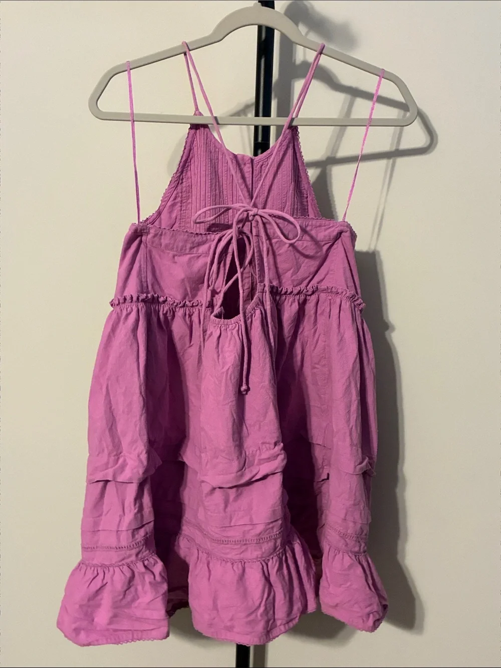 Free People | Desert Days Halter Mini Dress Dramatic Lilac Purple Cotton Medium